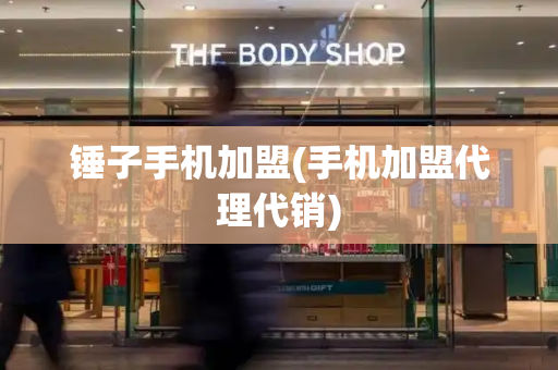 锤子手机加盟(手机加盟代理代销)