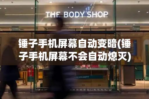 锤子手机屏幕自动变暗(锤子手机屏幕不会自动熄灭)-第1张图片-星选测评