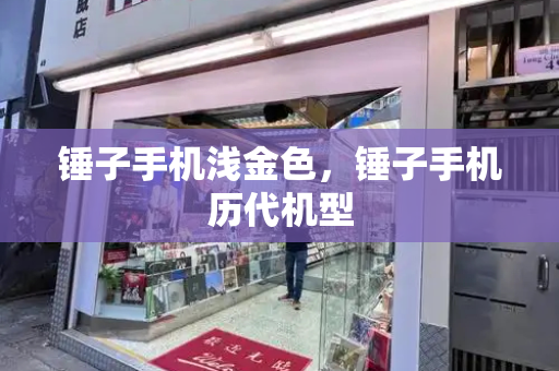 锤子手机浅金色，锤子手机历代机型