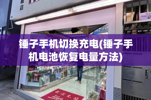 锤子手机切换充电(锤子手机电池恢复电量方法)