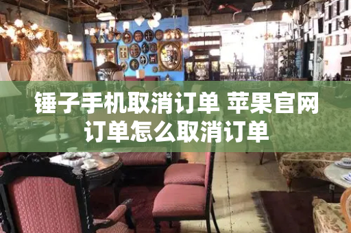 锤子手机取消订单 苹果官网订单怎么取消订单