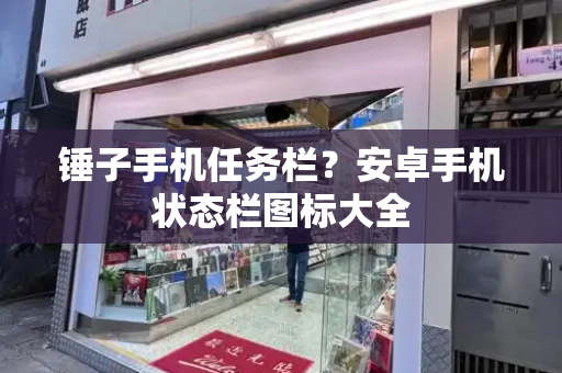 锤子手机任务栏？安卓手机状态栏图标大全-第1张图片-星选测评