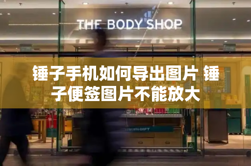 锤子手机如何导出图片 锤子便签图片不能放大