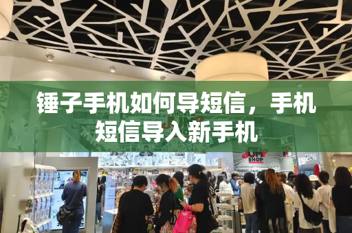 锤子手机如何导短信，手机短信导入新手机-第1张图片-星选测评