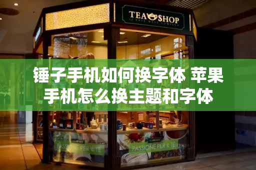 锤子手机如何换字体 苹果手机怎么换主题和字体