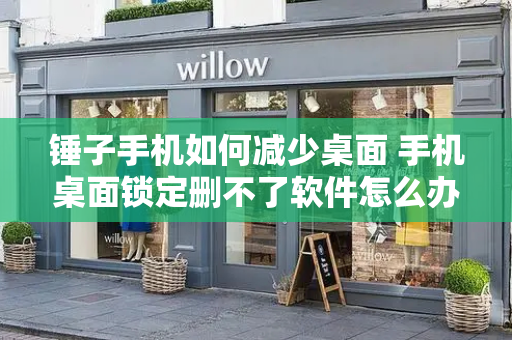 锤子手机如何减少桌面 手机桌面锁定删不了软件怎么办