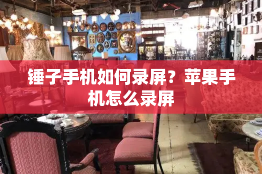 锤子手机如何录屏？苹果手机怎么录屏-第1张图片-星选测评