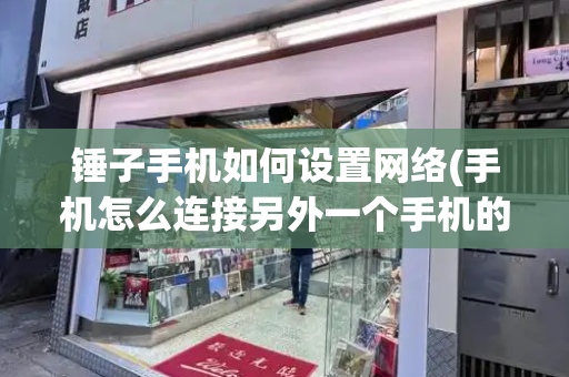锤子手机如何设置网络(手机怎么连接另外一个手机的网络)-第1张图片-星选测评