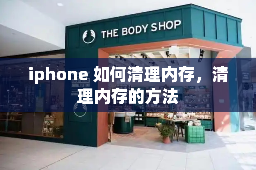 iphone 如何清理内存，清理内存的方法-第1张图片-星选测评