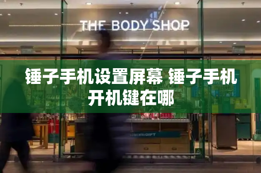 锤子手机设置屏幕 锤子手机开机键在哪-第1张图片-星选测评