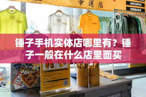 锤子手机实体店哪里有？锤子一般在什么店里面买-第1张图片-星选测评