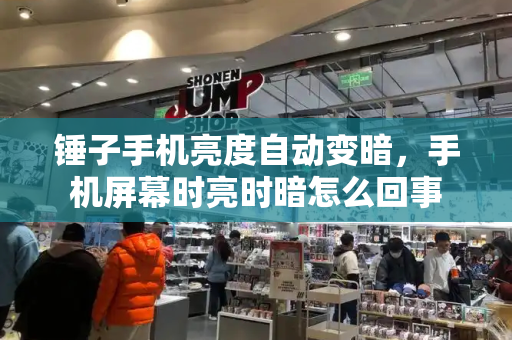 锤子手机亮度自动变暗，手机屏幕时亮时暗怎么回事