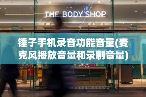锤子手机录音功能音量(麦克风播放音量和录制音量)