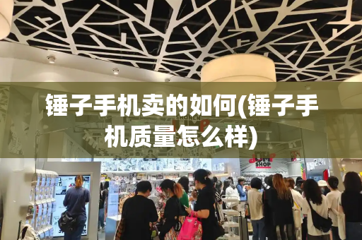锤子手机卖的如何(锤子手机质量怎么样)