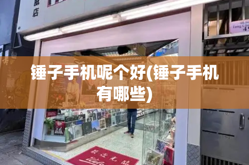 锤子手机呢个好(锤子手机有哪些)