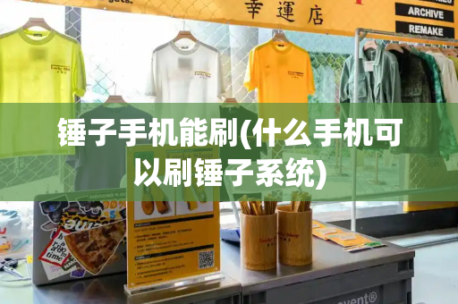 锤子手机能刷(什么手机可以刷锤子系统)