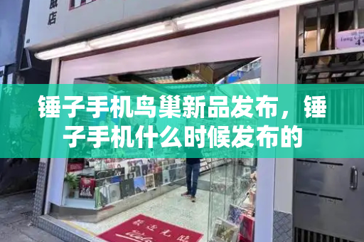 锤子手机鸟巢新品发布，锤子手机什么时候发布的-第1张图片-星选测评