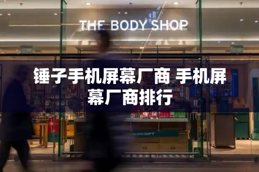 锤子手机屏幕厂商 手机屏幕厂商排行-第1张图片-星选测评