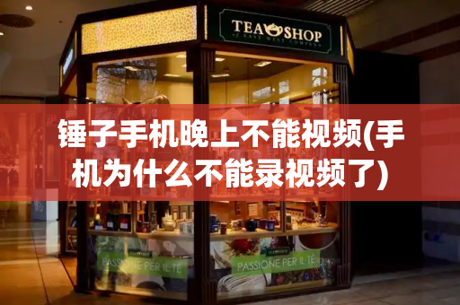 锤子手机晚上不能视频(手机为什么不能录视频了)-第1张图片-星选测评