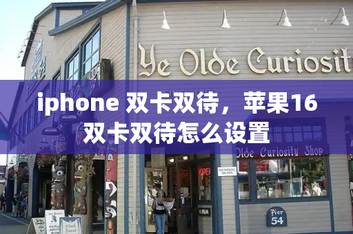 iphone 双卡双待，苹果16双卡双待怎么设置-第1张图片-星选测评