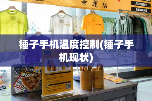 锤子手机温度控制(锤子手机现状)-第1张图片-星选测评