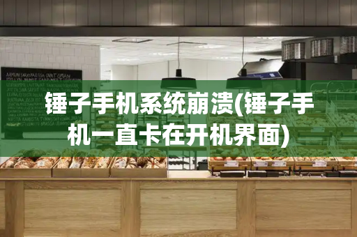 锤子手机系统崩溃(锤子手机一直卡在开机界面)
