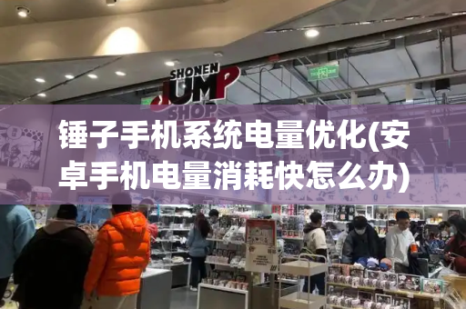锤子手机系统电量优化(安卓手机电量消耗快怎么办)