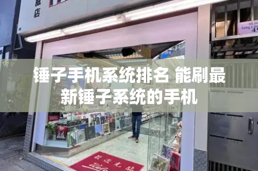 锤子手机系统排名 能刷最新锤子系统的手机-第1张图片-星选测评