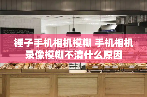 锤子手机相机模糊 手机相机录像模糊不清什么原因-第1张图片-星选测评