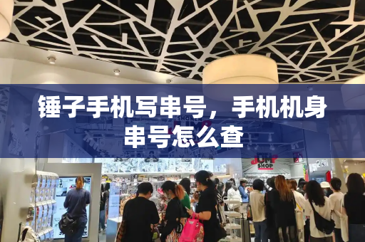 锤子手机写串号，手机机身串号怎么查-第1张图片-星选测评