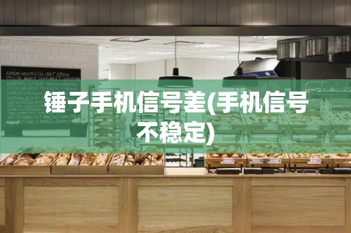 锤子手机信号差(手机信号不稳定)