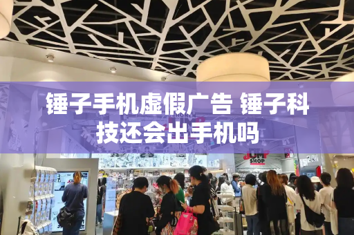 锤子手机虚假广告 锤子科技还会出手机吗