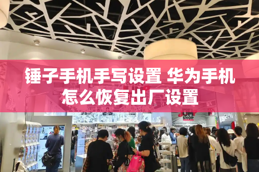 锤子手机手写设置 华为手机怎么恢复出厂设置-第1张图片-星选测评