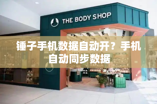 锤子手机数据自动开？手机自动同步数据