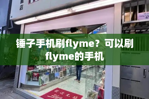 锤子手机刷flyme？可以刷flyme的手机
