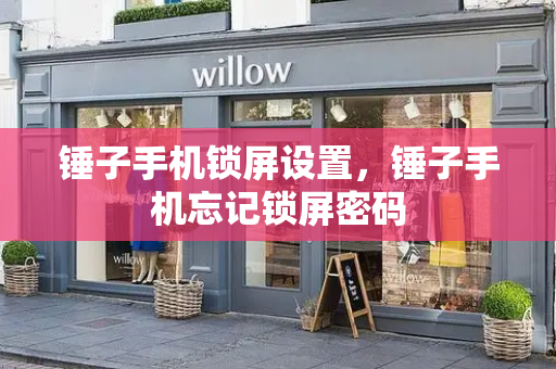 锤子手机锁屏设置，锤子手机忘记锁屏密码