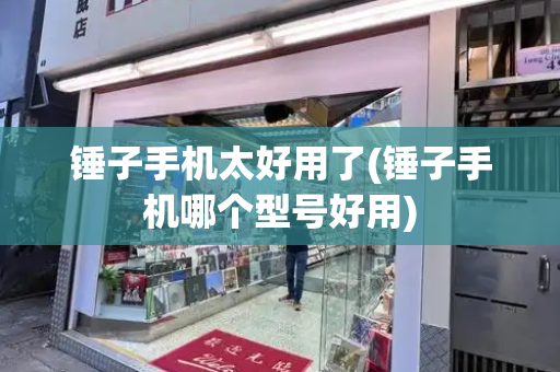 锤子手机太好用了(锤子手机哪个型号好用)