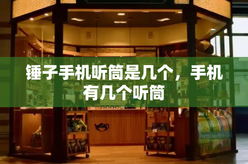 锤子手机听筒是几个，手机有几个听筒-第1张图片-星选测评