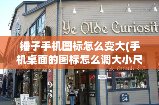 锤子手机图标怎么变大(手机桌面的图标怎么调大小尺寸)-第1张图片-星选测评