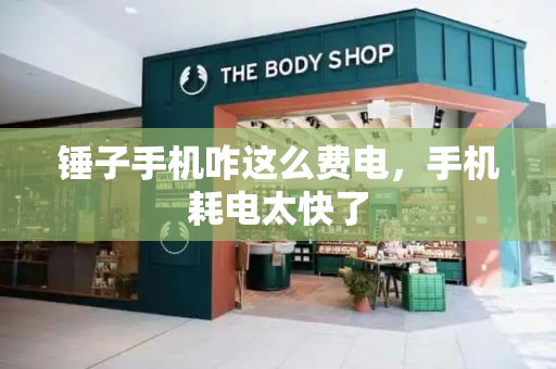 锤子手机咋这么费电，手机耗电太快了