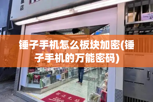 锤子手机怎么板块加密(锤子手机的万能密码)-第1张图片-星选测评