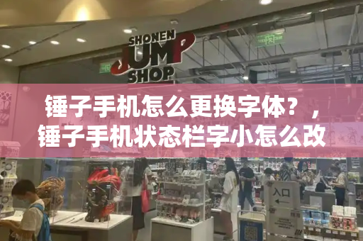 锤子手机怎么更换字体？，锤子手机状态栏字小怎么改-第1张图片-星选测评