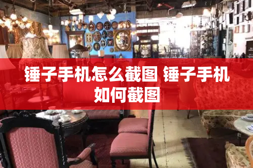 锤子手机怎么截图 锤子手机如何截图-第1张图片-星选测评
