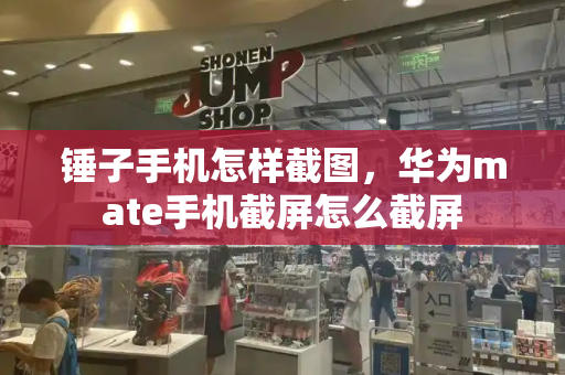 锤子手机怎样截图，华为mate手机截屏怎么截屏-第1张图片-星选测评