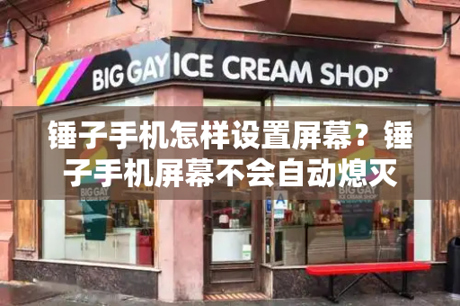锤子手机怎样设置屏幕？锤子手机屏幕不会自动熄灭-第1张图片-星选测评