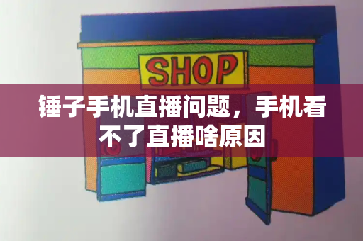 锤子手机直播问题，手机看不了直播啥原因-第1张图片-星选测评
