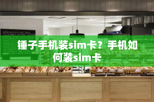 锤子手机装sim卡？手机如何装sim卡