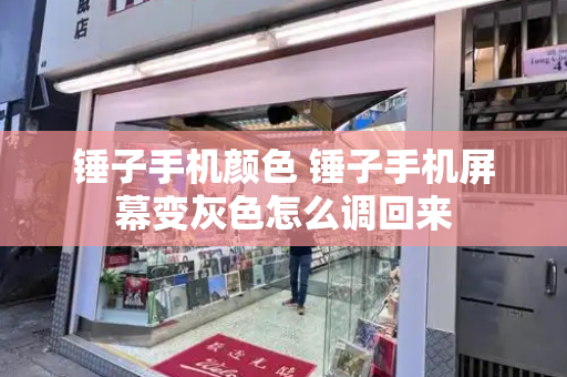 锤子手机颜色 锤子手机屏幕变灰色怎么调回来-第1张图片-星选测评
