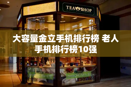 大容量金立手机排行榜 老人手机排行榜10强