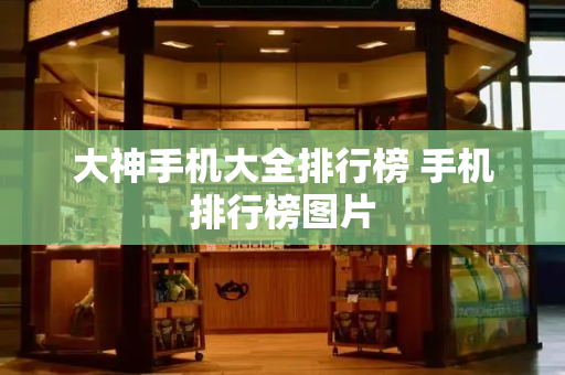大神手机大全排行榜 手机排行榜图片